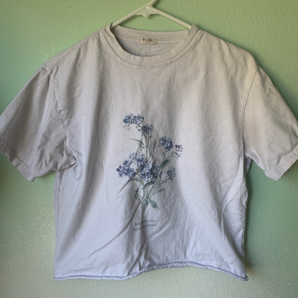 RARE brandy melville forget me not shirt